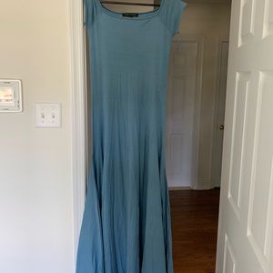 Ralph Lauren blue maxi dress with full skirt